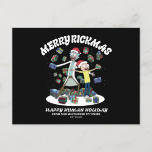 Rick and Morty   Merry Rickmas Presents Feiertagspostkarte