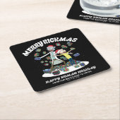 Rick and Morty | Merry Rickmas Presents Rechteckiger Pappuntersetzer (angewinkelt)