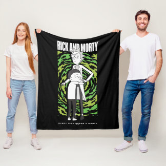 RICK AND MORTY™ | Morty umarmt Rick Fleecedecke