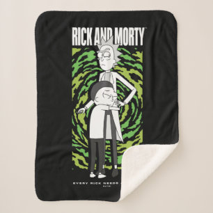 RICK AND MORTY™   Morty umarmt Rick Sherpadecke