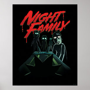 RICK AND MORTY™ Nacht-Familie Poster