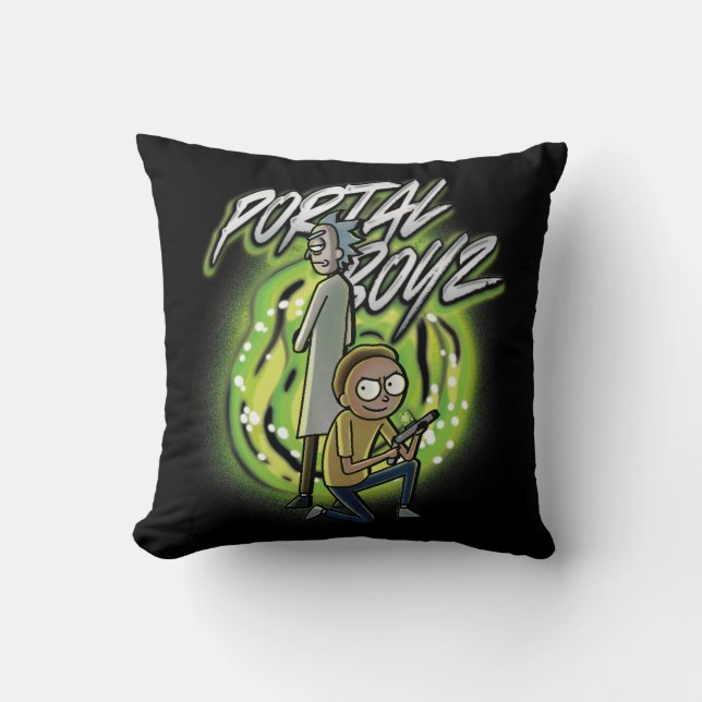 Rick and Morty - Portal Boyz Kissen (Vorderseite)