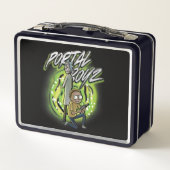 Rick and Morty - Portal Boyz Metall Brotdose (Rückseite)