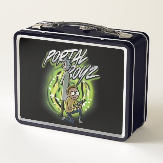 Rick and Morty - Portal Boyz Metall Brotdose (Rückseite)