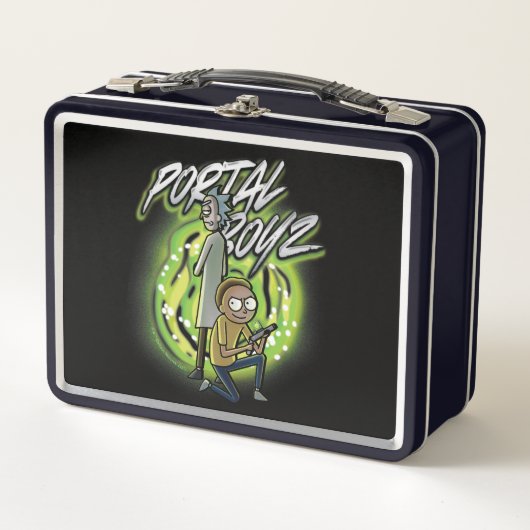 Rick and Morty - Portal Boyz Metall Brotdose (Vorderseite)