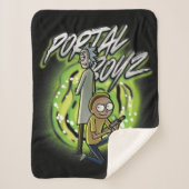 Rick and Morty - Portal Boyz Sherpadecke (Vorderseite)
