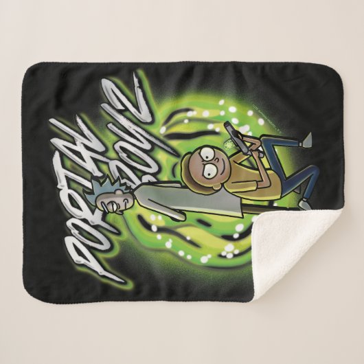 Rick and Morty - Portal Boyz Sherpadecke (Vorderseite (Horizontal))