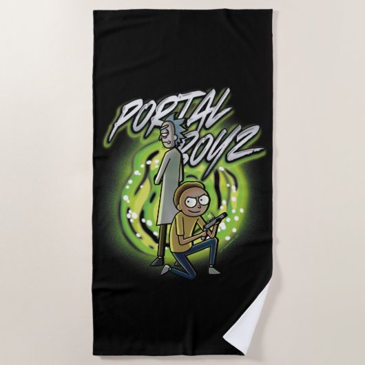 Rick and Morty - Portal Boyz Strandtuch (Vorderseite)