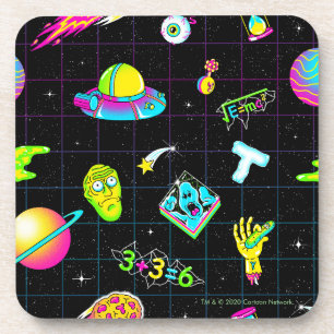 RICK AND MORTY™   Psychedelic Season 3 Pattern Getränkeuntersetzer