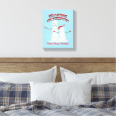 Rick and Morty | Snowmen Season's Greetings Leinwanddruck (Insitu (Schlafzimmer))