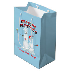Rick and Morty Snowmen Season's Greetings Mittlere Geschenktüte