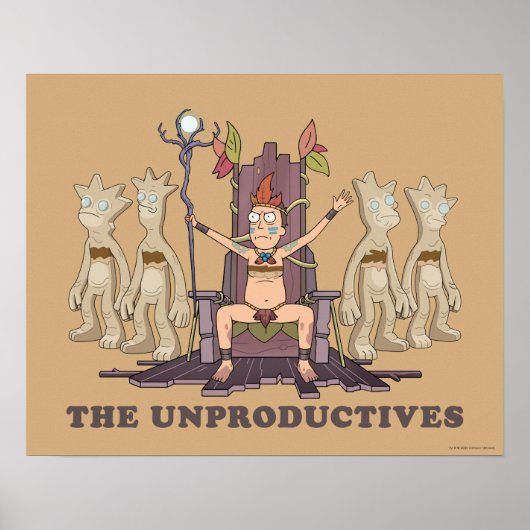 RICK AND MORTY™ | The Unproductives Poster (Vorne)