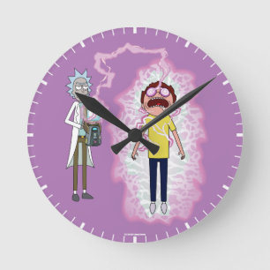 RICK AND MORTY™ You Live With The Consequences Runde Wanduhr