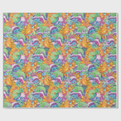 Rick Apokalypse Party Alien Pattern Geschenkpapier (Flach)