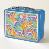 Rick Apokalypse Party Alien Pattern Metall Brotdose (Rückseite)