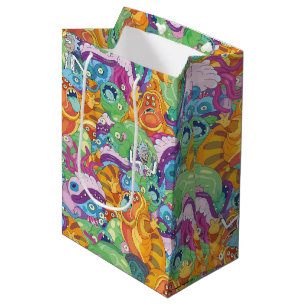 Rick Apokalypse Party Alien Pattern Mittlere Geschenktüte