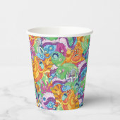 Rick Apokalypse Party Alien Pattern Pappbecher (Links)