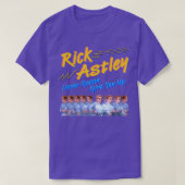 Rick Astley nie wird dich aufgeben T-Shirt (Design vorne)