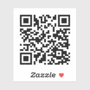 Rick Astley QR-Code Aufkleber