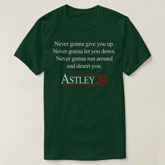 Rick Astley T-Shirt (Design vorne)