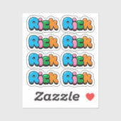 Rick Aufkleber (Blatt)