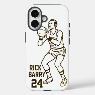 Rick Barry Basketball Legend Cartoon Classic Hülle
