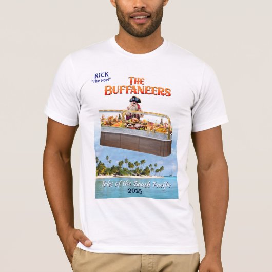 Rick Ewells exklusives "Buffaneers"-Design T-Shirt (Vorderseite)