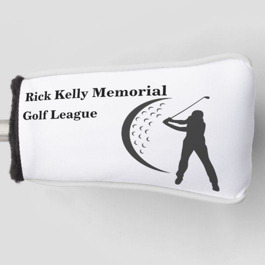 Rick Kelly Golf League Putter Cover Golf Headcover (Vorderseite)