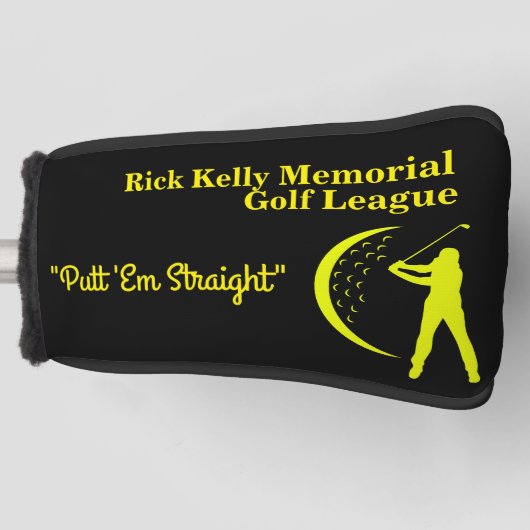 Rick Kelly Golf League Putter Cover Golf Headcover (Vorderseite)