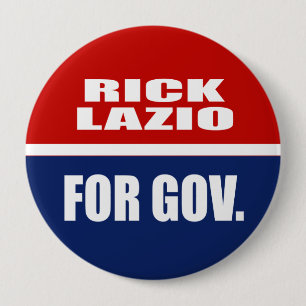 RICK LAZIO FÜR GOUVERNEUR BUTTON