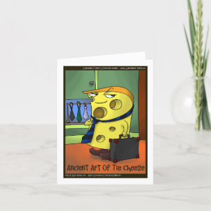 Rick London Alte Kunst des Käseschürzens Lustig Feiertagskarte