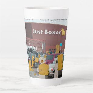 Rick London Big Box Stores for Cats Comic Milchtasse