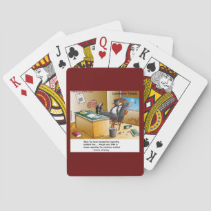 Rick London Bisamratten-Scheidungsanwalt Comic  Spielkarten