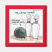 Rick London Cartoon Funny Bowling Comic Magnet (Vorne)