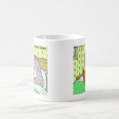 Rick London Cartoon Funny Shark Kaffeetasse (Mittel)