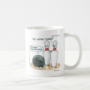 Rick London Cartoons Lustige Bowling Comic  Kaffeetasse