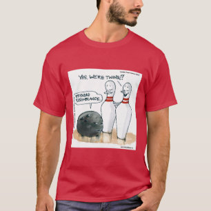 Rick London Cartoons Lustige Bowling Comic T-Shirt