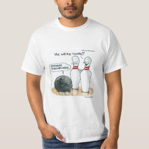 Rick London Cartoons Lustige Bowling Comic  T-Shirt