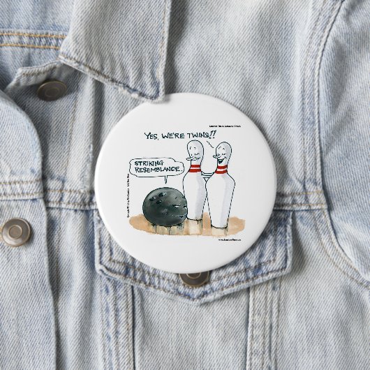 Rick London Cartoons Lustige Comic Button (Beispiel)