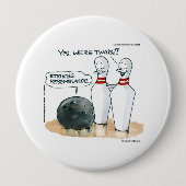 Rick London Cartoons Lustige Comic Button (Vorderseite)