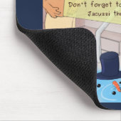 Rick London Comic Snowman Mousepad (Ecke)