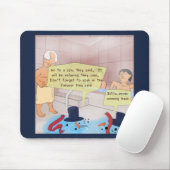Rick London Comic Snowman Mousepad (Mit Mouse)