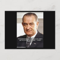 Rick London entwirft LBJ "Know What Is Right"