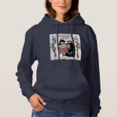 Rick London Ernestine ruft Birds Xmas auf Hoodie (Vorderseite)