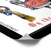 Rick London Ernestine ruft Birds Xmas auf Poster (Ecke)