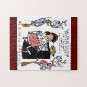 Rick London Ernestine ruft Birds Xmas auf Puzzle (Horizontal)