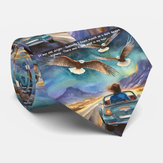 Rick London fährt im dunklen, sonnigen Comic Krawatte (Gerollt)