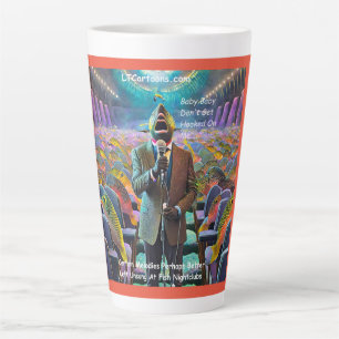 Rick London Fish Nightclub Comic Milchtasse