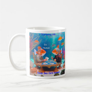 Rick London Fish spielt "Go Fish" Kartenspiel Comi Kaffeetasse