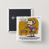 Rick London Funny Alexander Bell Phone Prank Button (Vorne & Hinten)